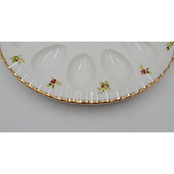 Royal Albert Old Country Roses HOLIDAY Deviled Egg Plate Platter 12 Inch - Picture 6 of 11